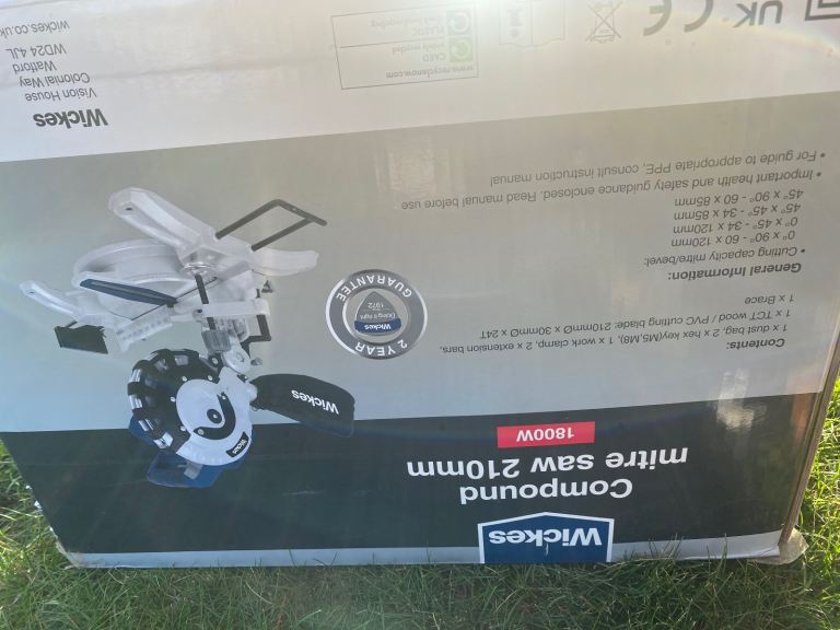 Wickes Compound Mitre Saw 210mm – Good Condition