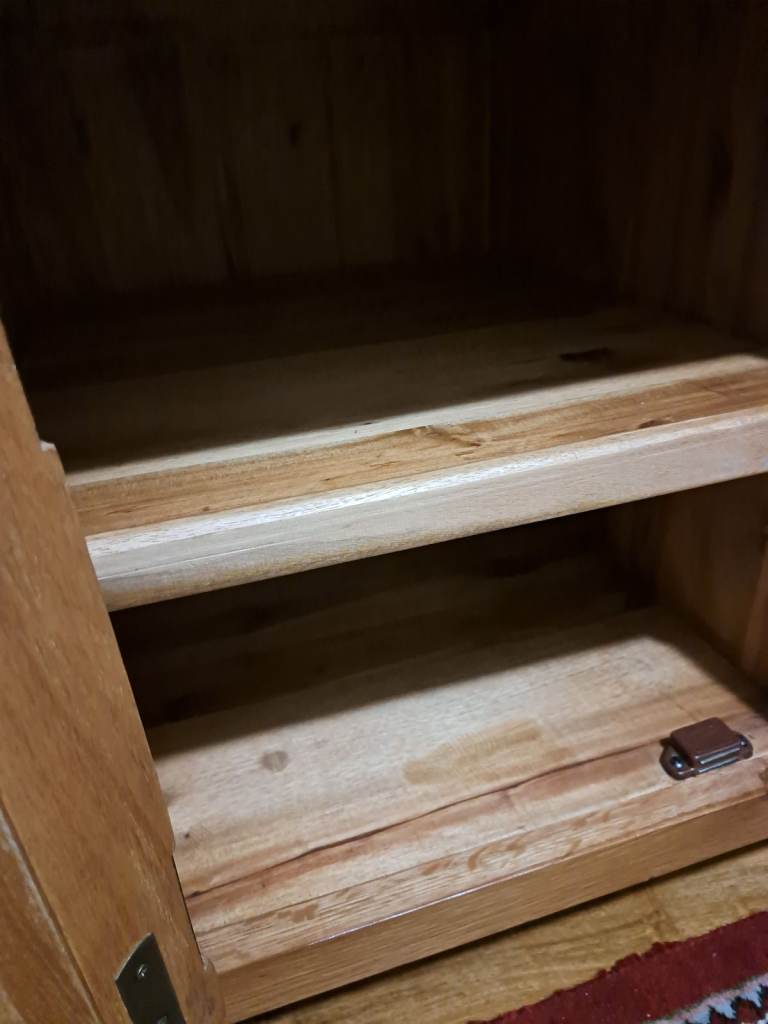 Solid oak sideboard 100cm 90cm 55cm 