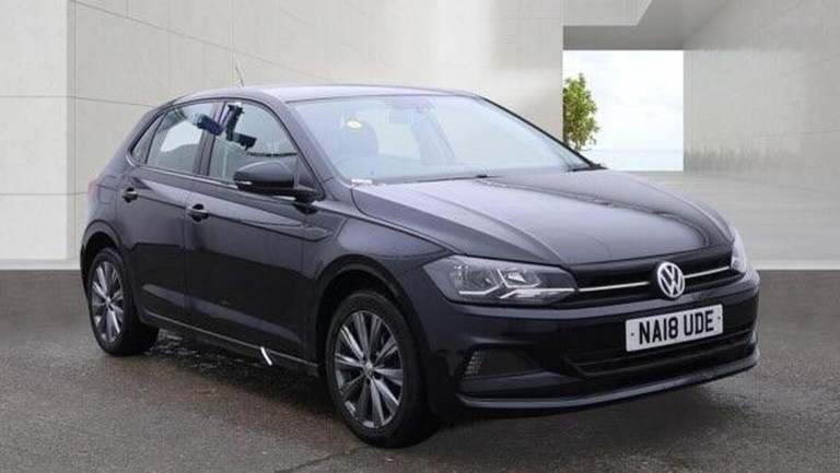 VOLKSWAGEN POLO 1.0 TSI SE Euro 6 (s/s) 5dr (black) 2018