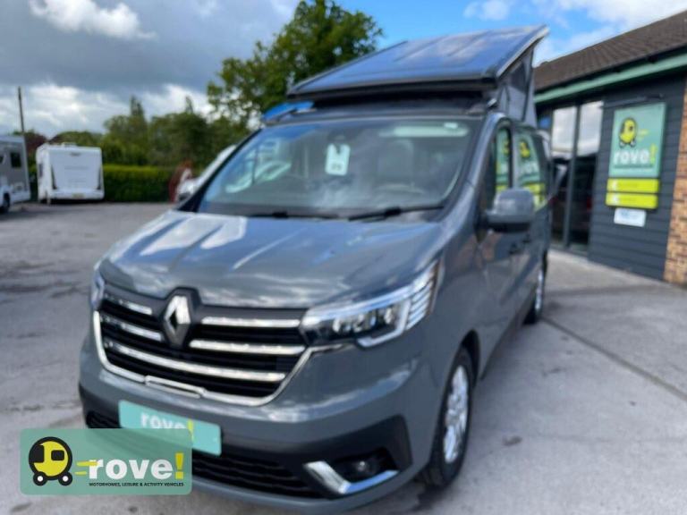 Renault Trafic Sport Vivante 4 berth 3 belt end kitchen campervan