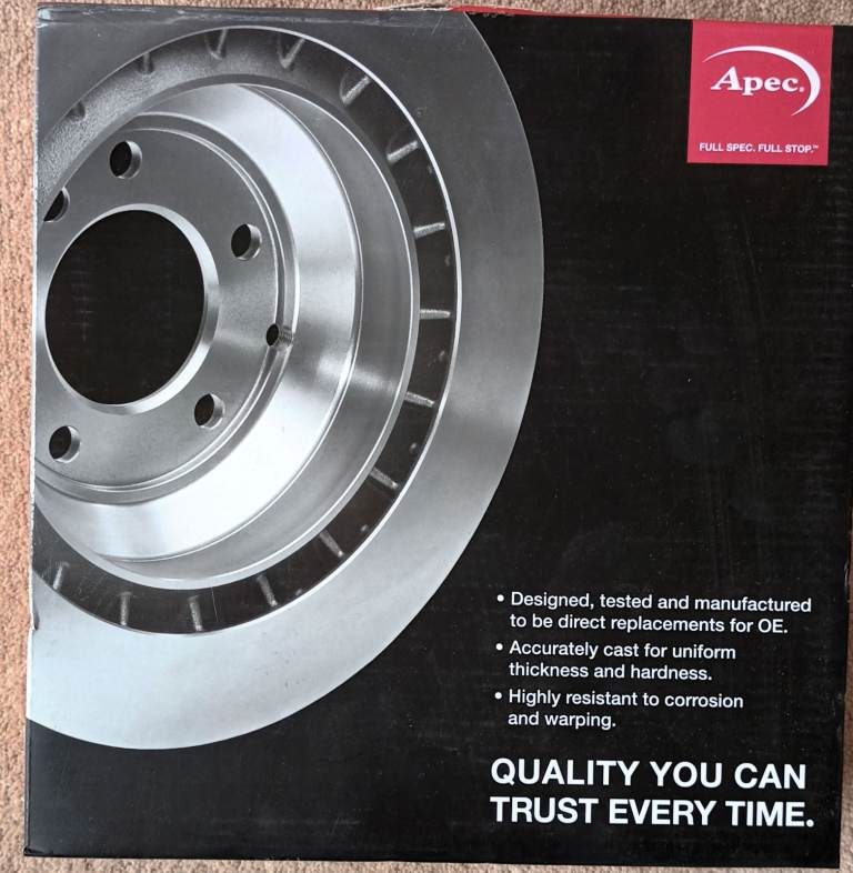 Apec rear brake disc - BRAND NEW
