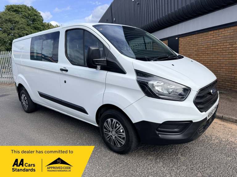 2018 Ford Transit Custom 2.0 TDCi 105ps Low Roof D/Cab Van PANEL VAN DIESEL Manual