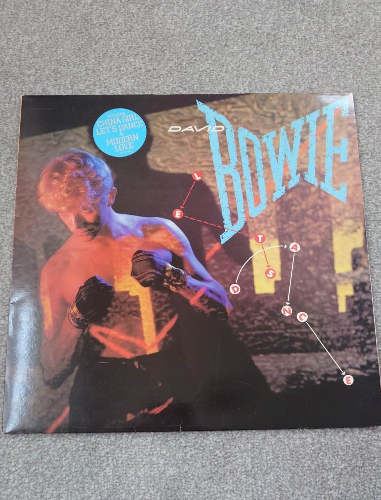 David Bowie - 'Let's Dance' LP EMI Vinyl Record 12" - VG+