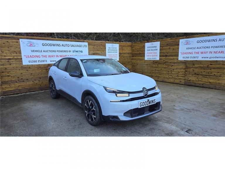 CITROEN C4 1.2 PureTech PLUS White Auto Petrol 2025 Damaged Repairable Salvage
