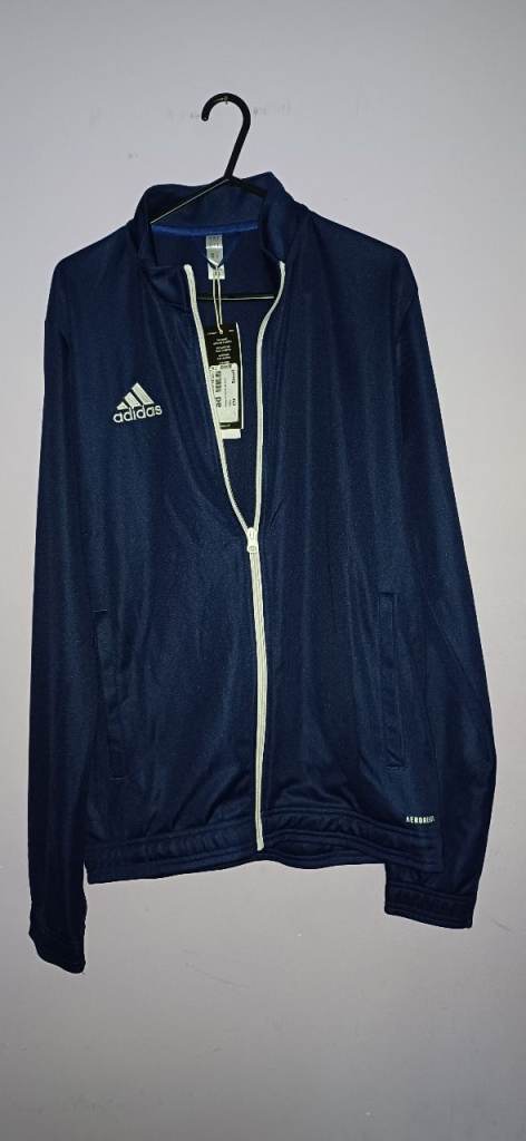 Mens size small new Adidas navy hoodie 
