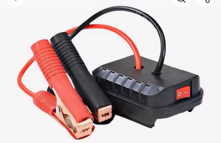 Portable jump starter for mckeita eighteen volts battery