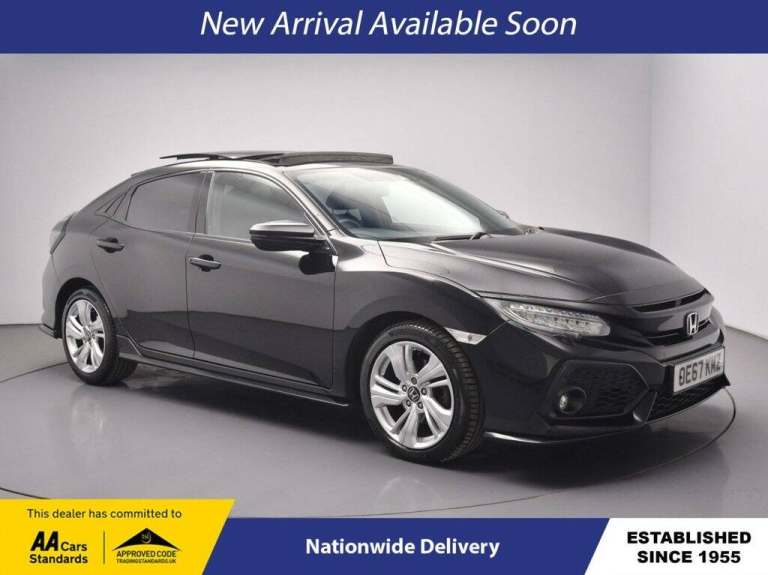 2017 Honda Civic 1.5 VTEC Turbo Sport Plus Hatchback 5dr Petrol CVT Euro 6 (s/s) (182 ps) Hatchba...