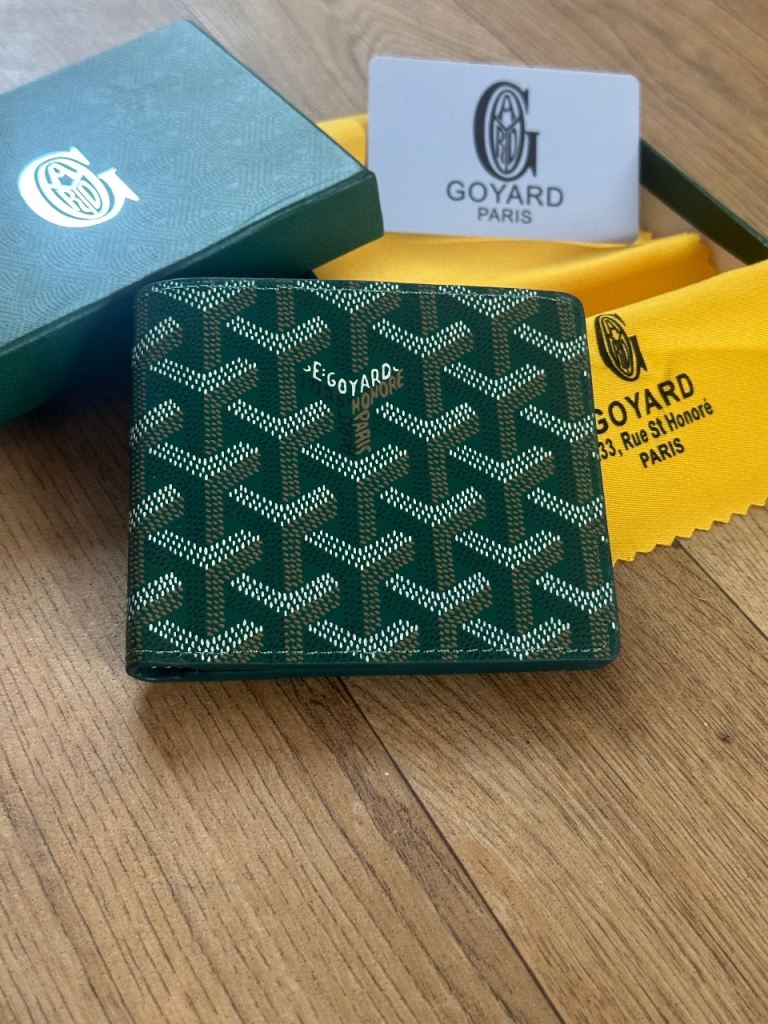 Goyard Green Wallet -New, with Box