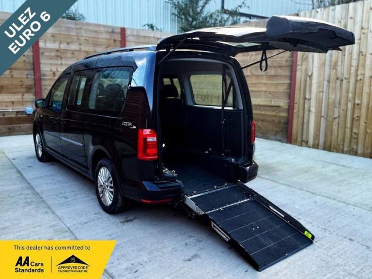 2018 Volkswagen Caddy Maxi Life 5 Seat Petrol Wheelchair Accessible Disabled Access Vehicle WAV M...