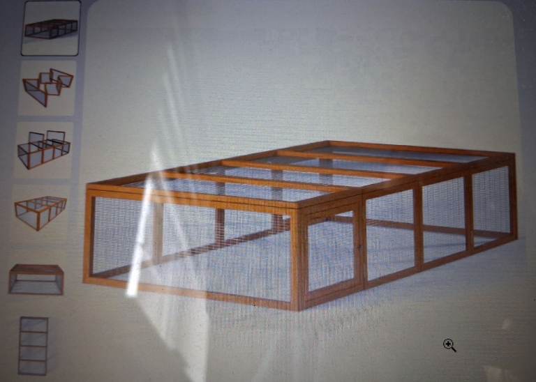 6ft Folding Canterbury Guinea Pig Run | Big Space for Small Pets | Easy Assembly | Folds Away