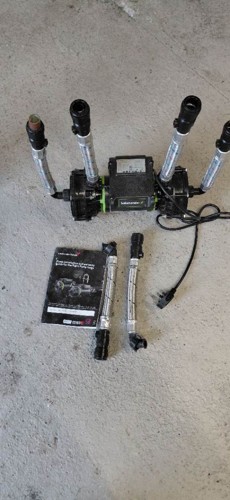 Salamander shower pump, hardly used , RP75PT