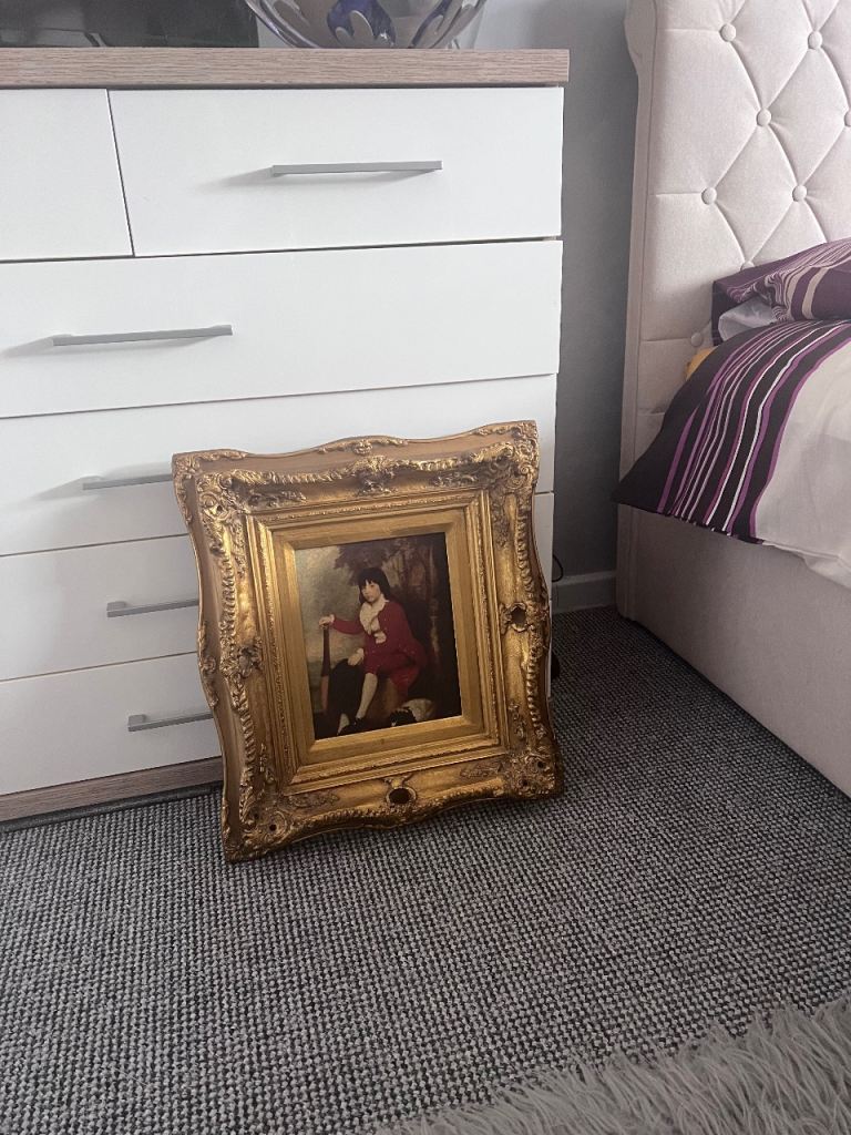 Vintage Gold Framed Painting – Good Condition