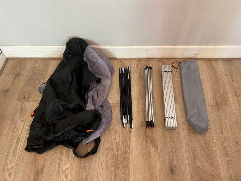 Camping Outdoor Picnic Tent Gazebo and folding camping table desk set