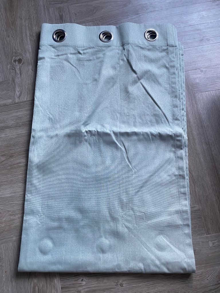 Dunelm Duck Egg Blackout Fully Lined Curtains - 90” x 72”