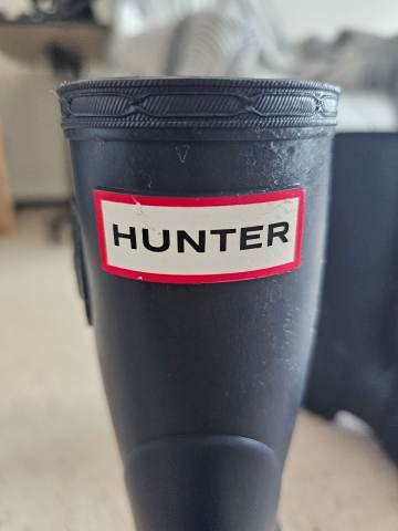Hunter Original Short Wellington Boots Navy UK 6 / EU 40, £30.00