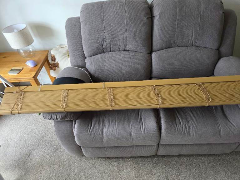 Faux Wood Made to Measure Blinds - 204 wide x 200 drop