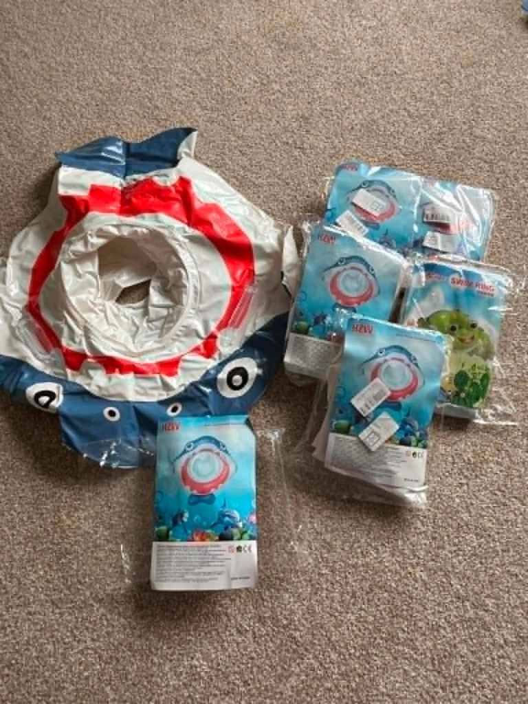 New Children's Inflatable Swim Rings Bundle