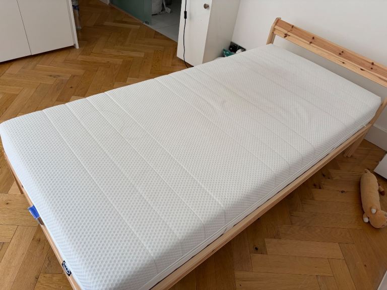 Single Bed and Mattress
