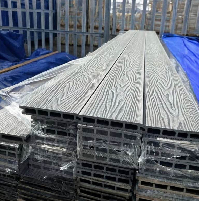 3.6m Grey Silver decking composite