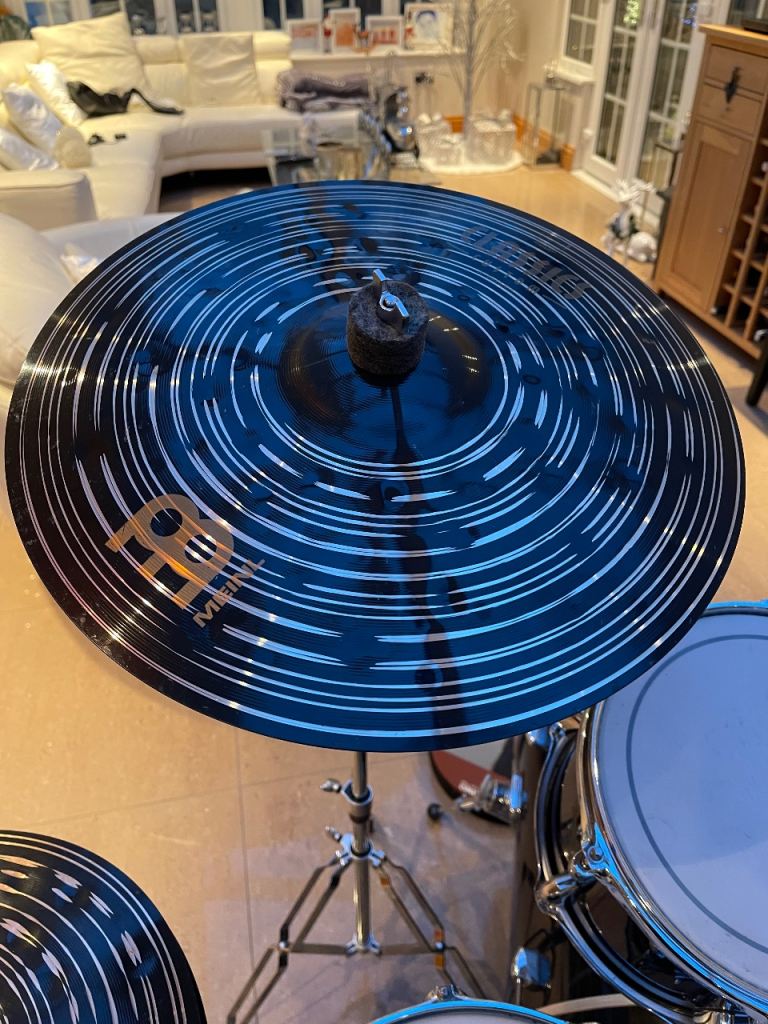 Yamaha Stage Custom Birch 5pc Drum Kit Raven Black + Meinl Cymbals & Hardware