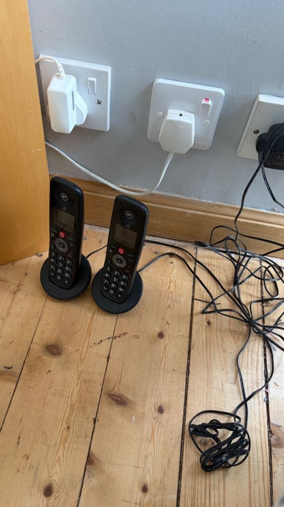 Pair of BT Cordless Home Phones – Good Condition