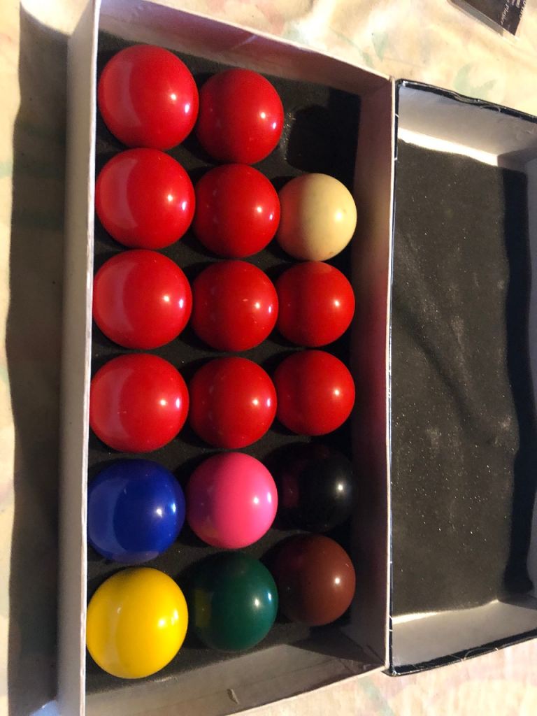 Snooker balls.
