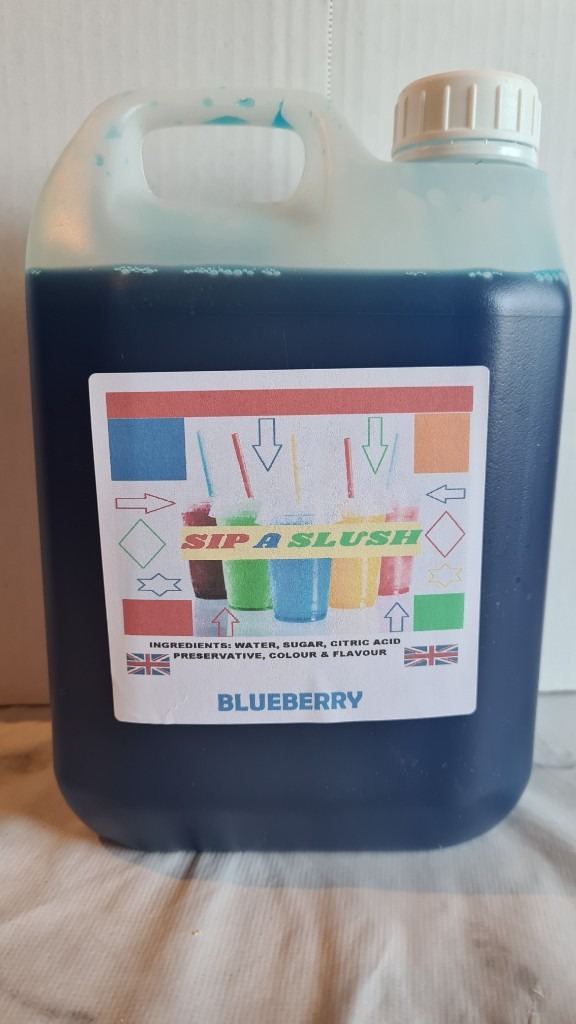 2 x 5 litre Slush Puppie Syrup Blue Raspberry 