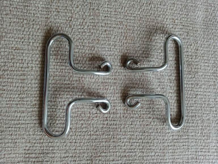 Genuine Triumph Chrome Cable Guides - £10 the pair