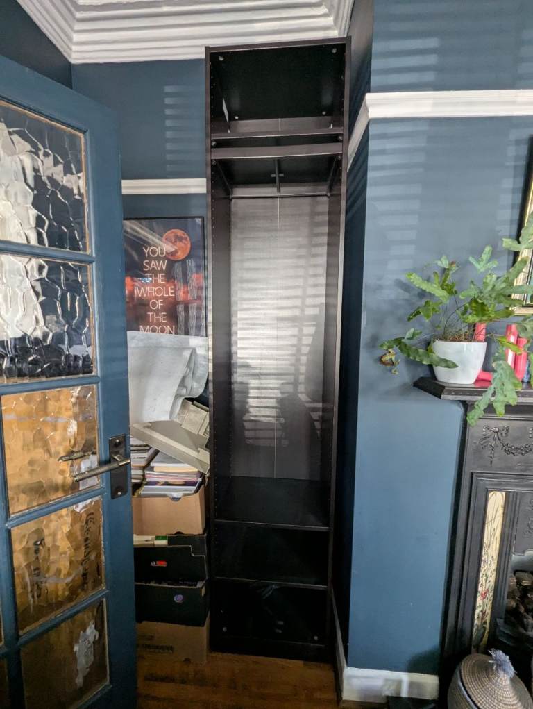 IKEA black brown PAX small wardrobe