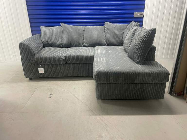Sofa Jumbo Cord Elegant L Shape 4-Seater Your Comfort brand new available delivery extra cost