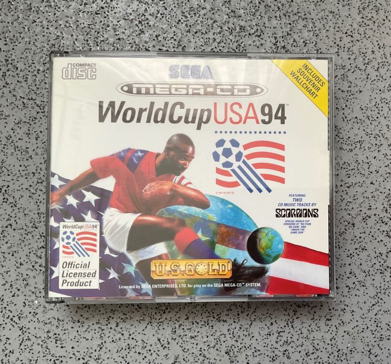 Sega Mega-CD World Cup USA 94 Game by U.S. Gold – Football