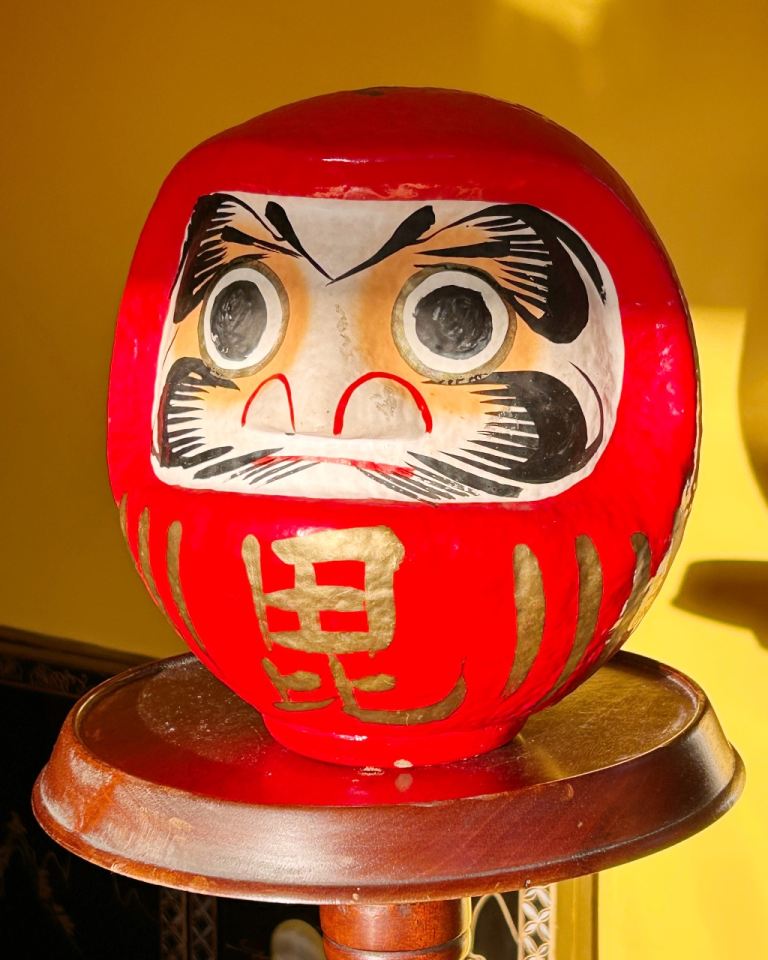 Japanese Papier-mâché Daruma Doll 