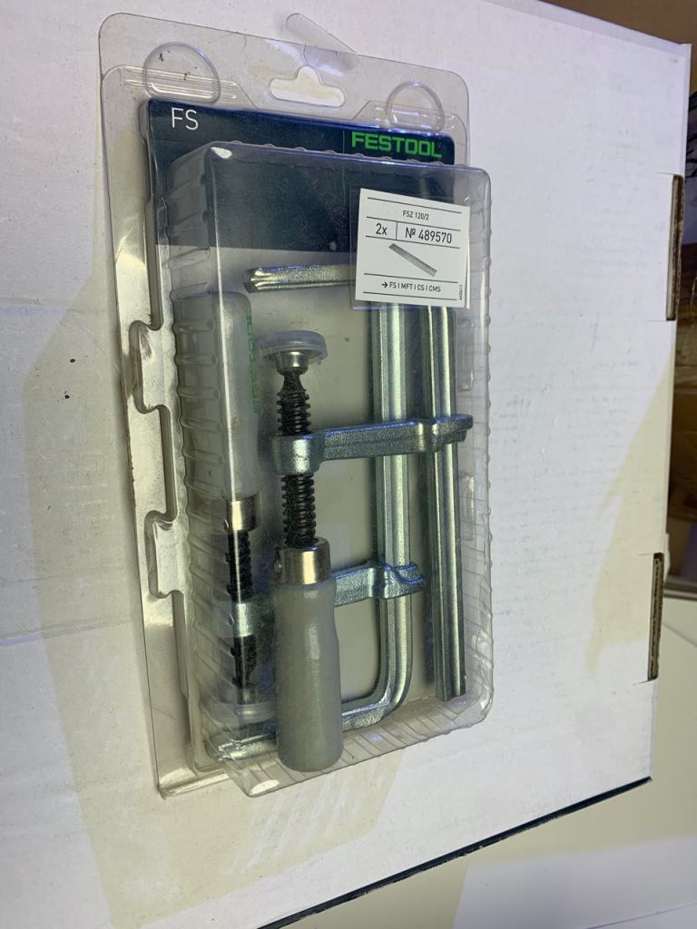Pair of Festool Guide rail clamps New