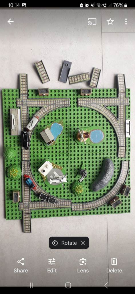 Rare Vintage Thomas the tank engine micro play set