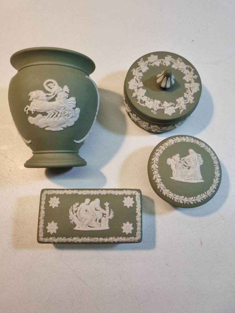 Vintage Green Wedgwood. 