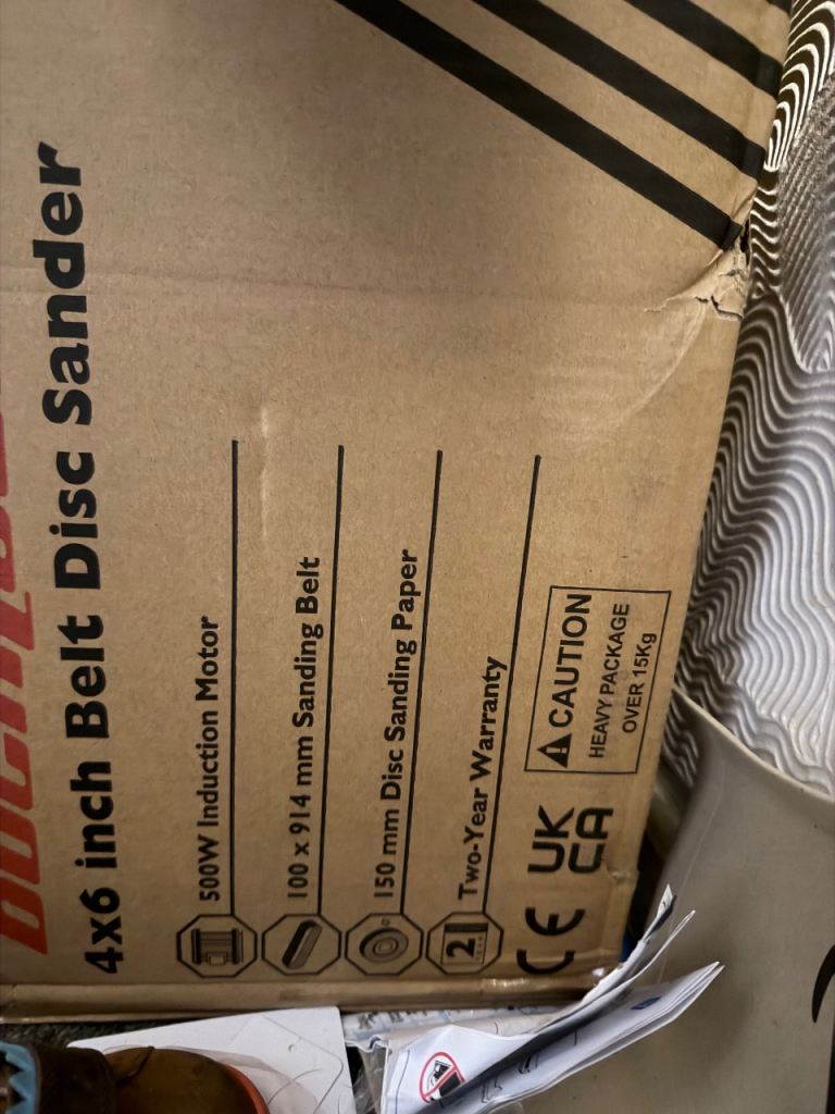 Disc and belt sander brand new and sealed 