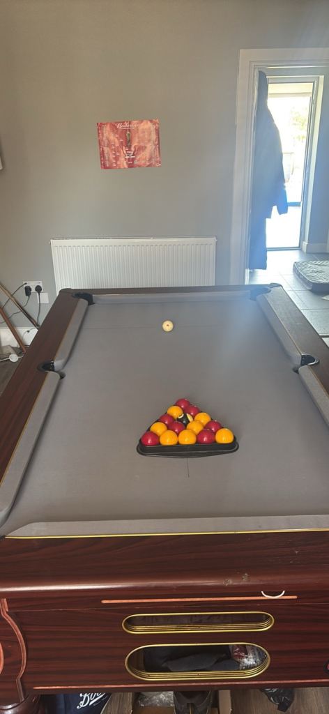 6x3 pool table 