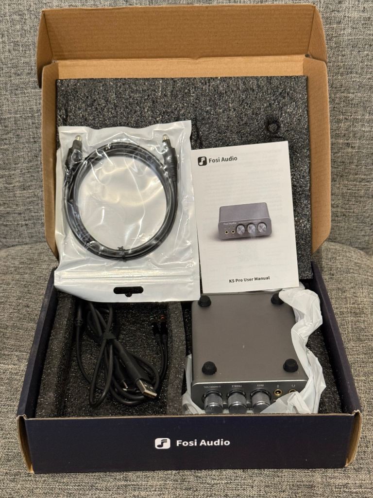 Fosi Audio K3 Headphone Amplifier DAC – As New