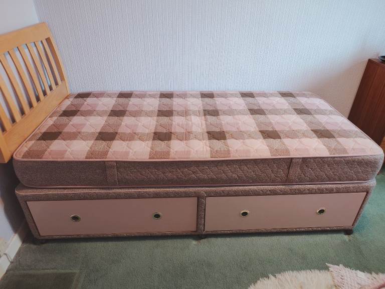 Single Bed With Storage Base