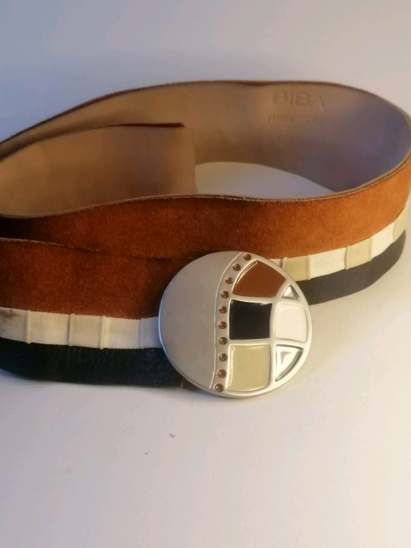 Vintage belt (BIBA). 40 inch. Real Leather 