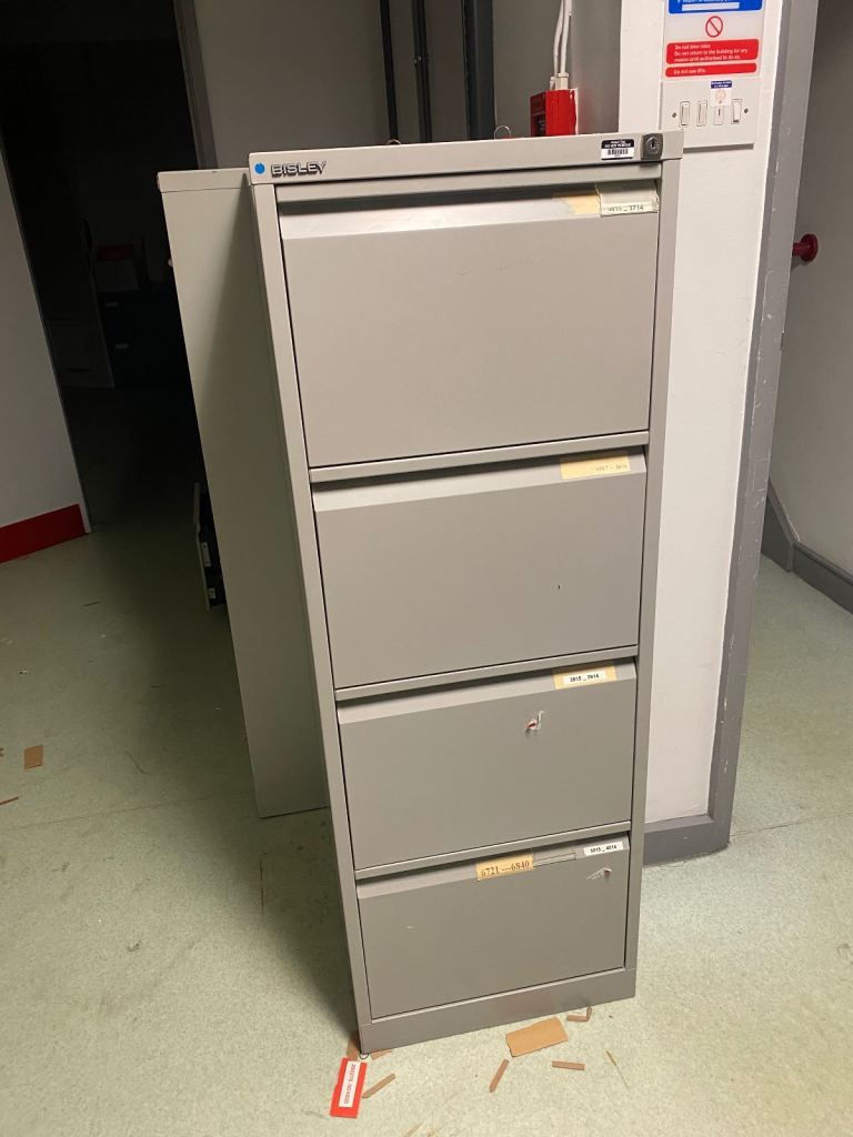 Metal filing cabinet 4drawers