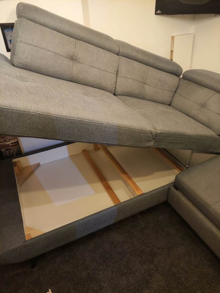 L shape Sofa & Foldable into bed