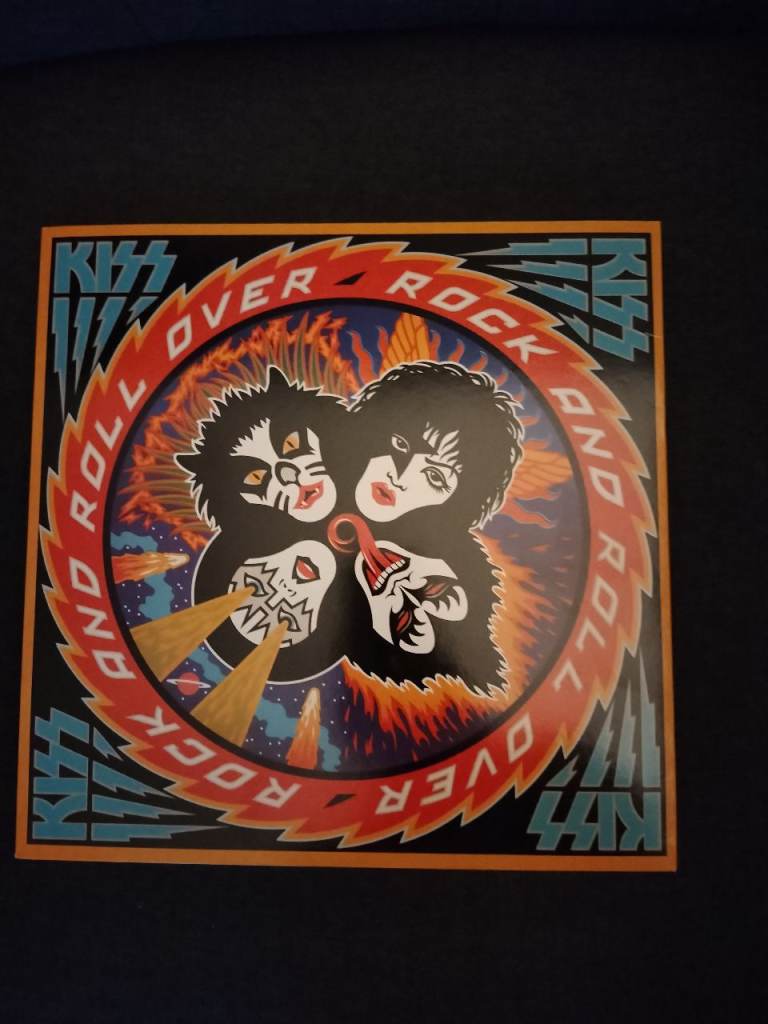 Kiss rock and roll over vinyl 