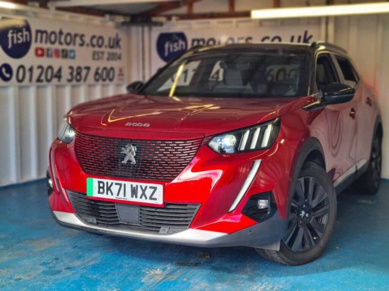 2021 71 PEUGEOT E-2008 50KWH GT PREMIUM SUV 5DR ELECTRIC AUTO (136 PS)