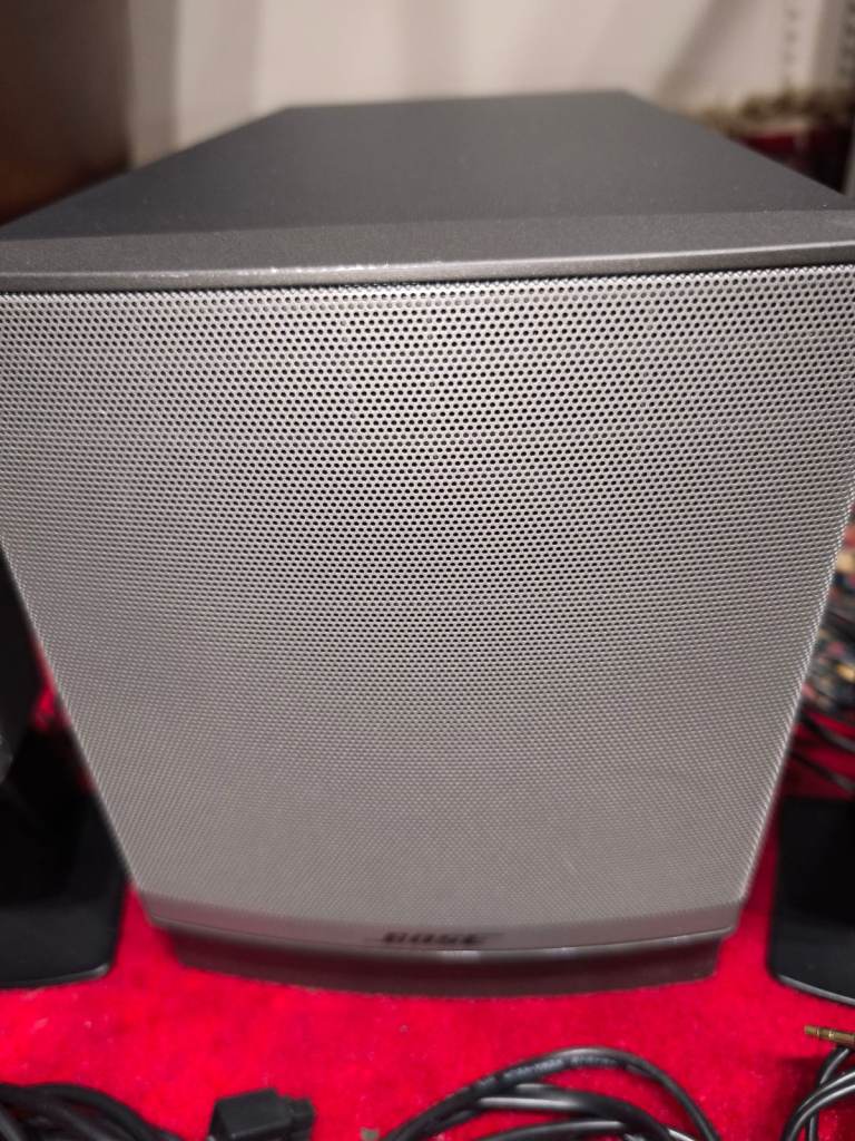 Bose Companion 3 Series II system PC desktop surround sound subwoofer music movies film audiophile 