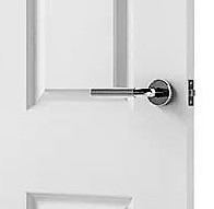 1 Pair Serozzetta Trend Fire Rated Lever FIRE DOOR HANDLE Polished Chrome Modern Contemporary
