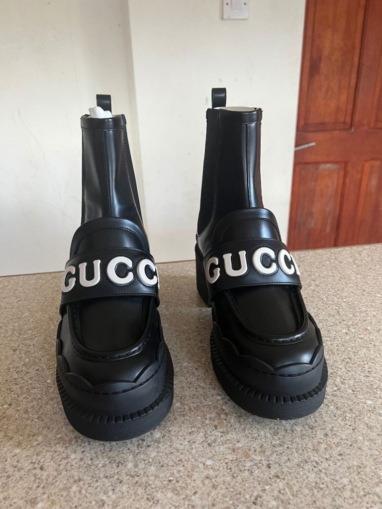 BNWOB Ornella Logo-Appliqué Ankle Boots 5.5UK