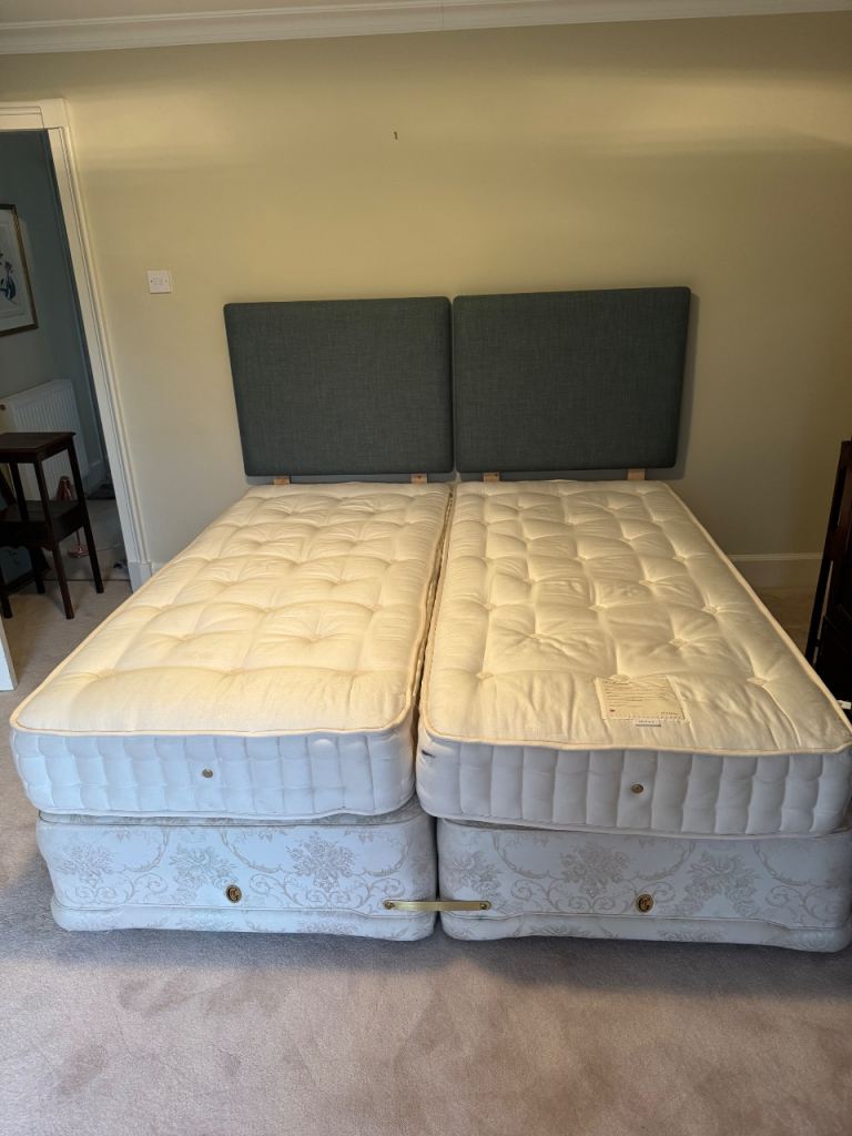 John Lewis Natural Collection Zip link with Headboards