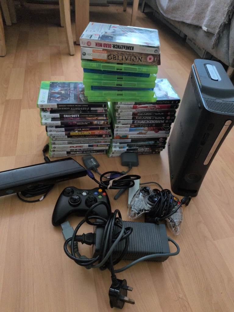 Xbox console and 40 games £180