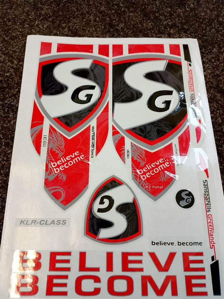 NEW 2026 Season SG Cricket Bat Graphics - Multicoloured